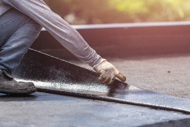 Professional Waterproofing technician working in Wisconsin Dells, WI